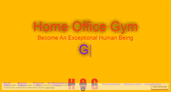 Desktop Screenshot of homeofficegym.com