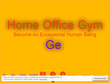 Tablet Screenshot of homeofficegym.com